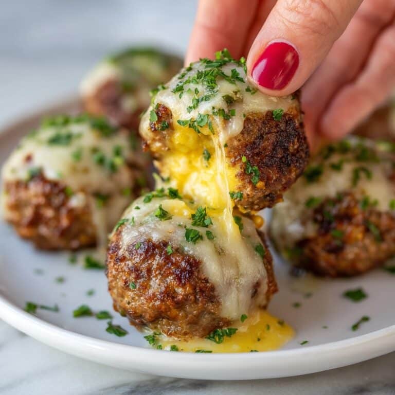 Cheesy Stuffed Meatloaf Bites Recipe