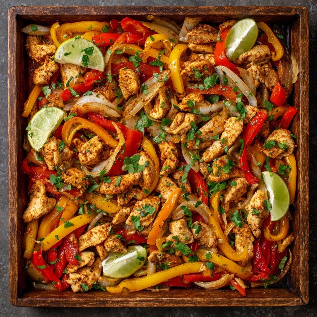 Sheet Pan Chicken Fajitas Recipe