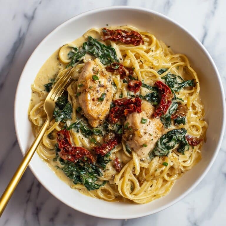 Slow Cooker Creamy Tuscan Chicken Orzo Recipe