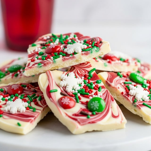 White Chocolate Christmas Bark Recipe