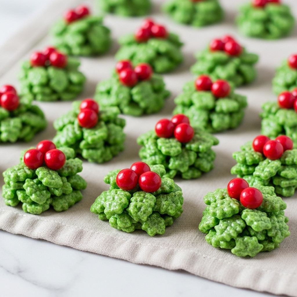 Holly Cookies Recipe