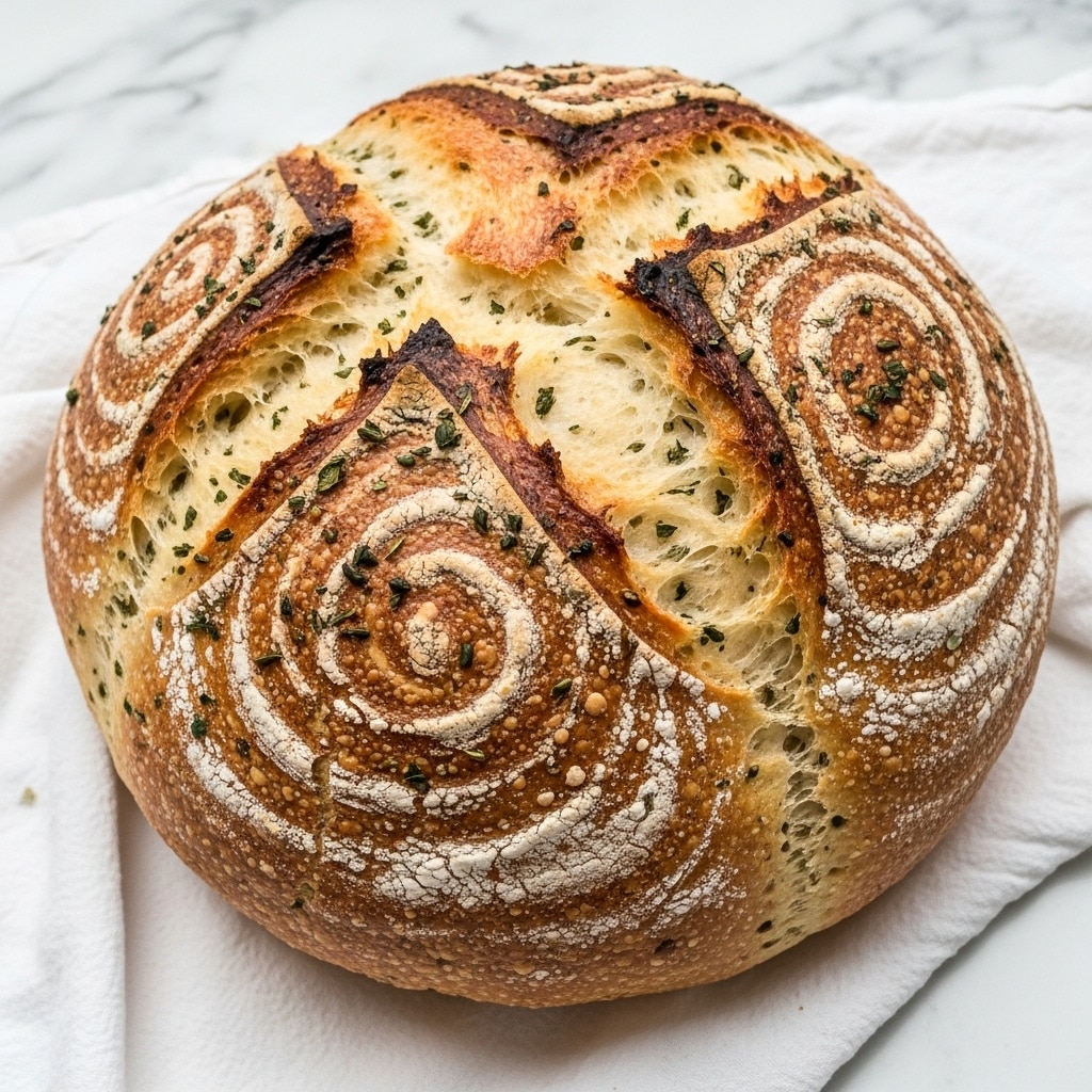 2-Hour Crockpot Bread with Rosemary Recipe