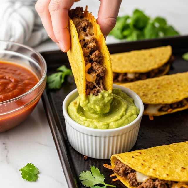 Crispy Ground Beef Tacos Recipe