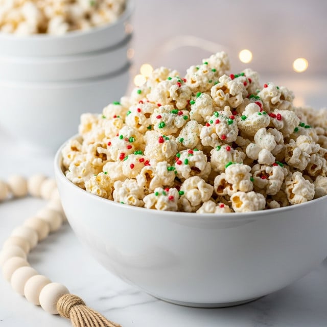 Christmas Cake Popcorn Recipe