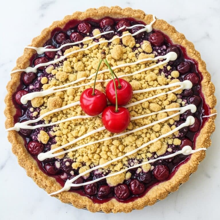 Cherry Vanilla Shortbread Tart Recipe