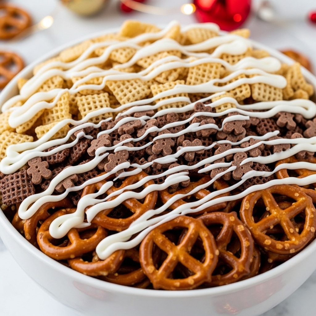 Gingerbread Party Mix Recipe