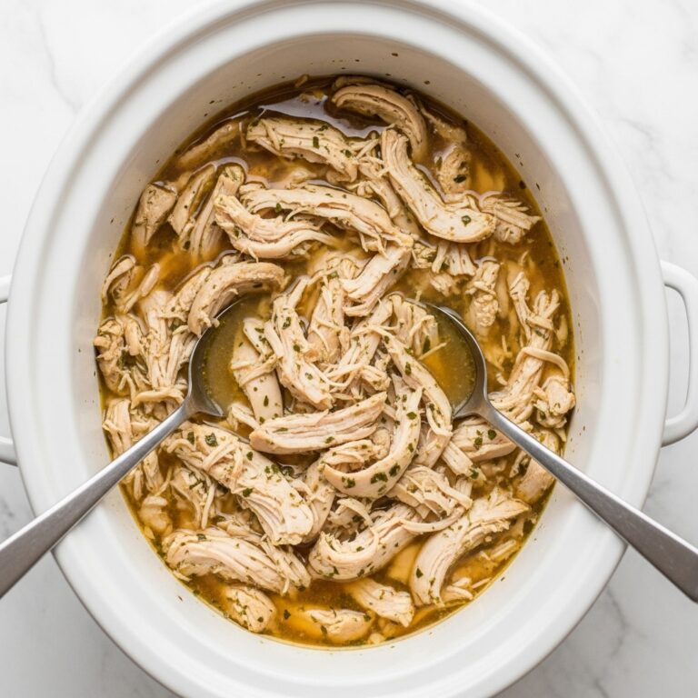 Juicy Crockpot Shredded Chicken Recipe