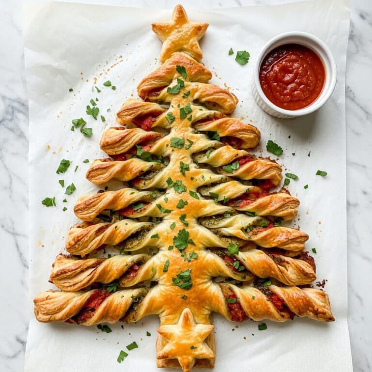 Cheese Puff Pastry Christmas Tree Recipe