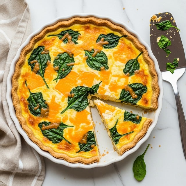 Cheesy Vegetable Quiche with Cauliflower Crust Recipe
