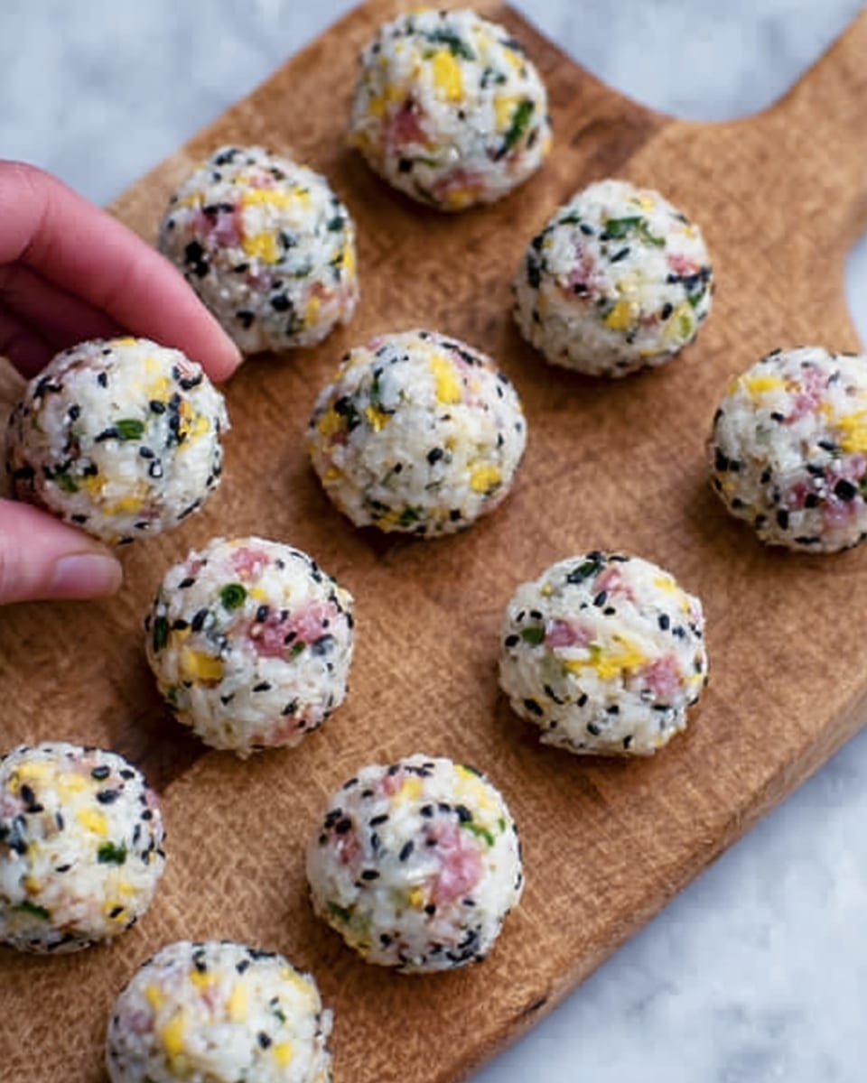 Mini Spam Rice Rolls Spam Rice Balls: Delicious Japanese-Inspired Snack