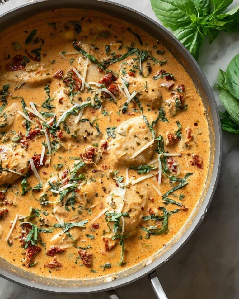 Marry Me Tofu in Sun-Dried Tomato Garlic Spinach Cream Sauce Recipe