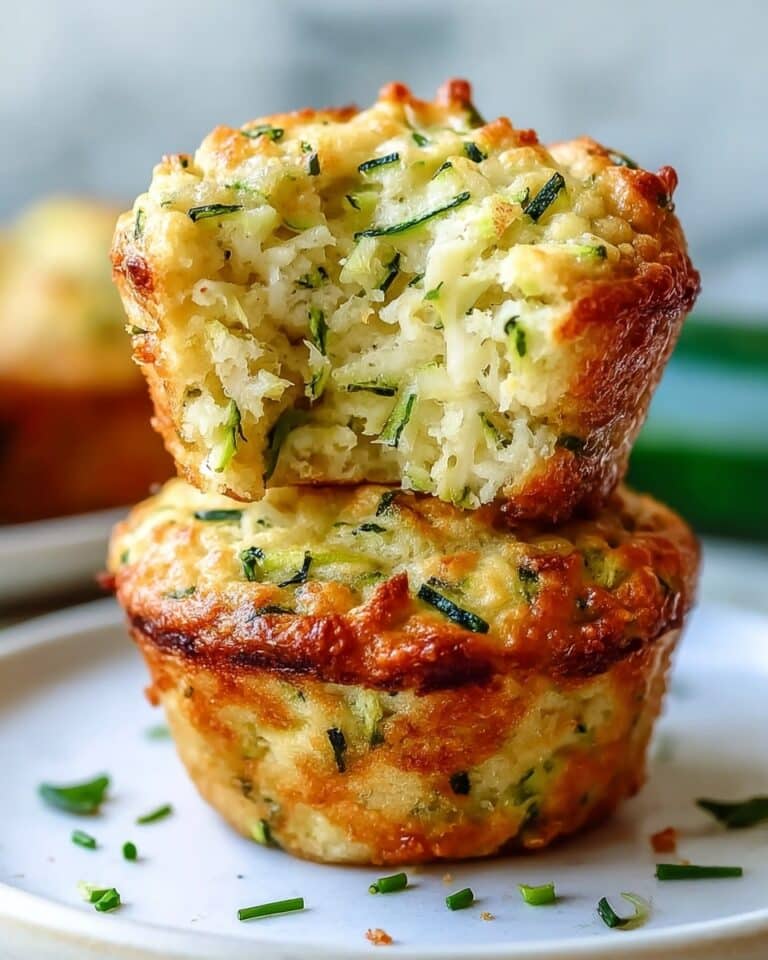 Crispy Parmesan Zucchini Potato Muffins Recipe