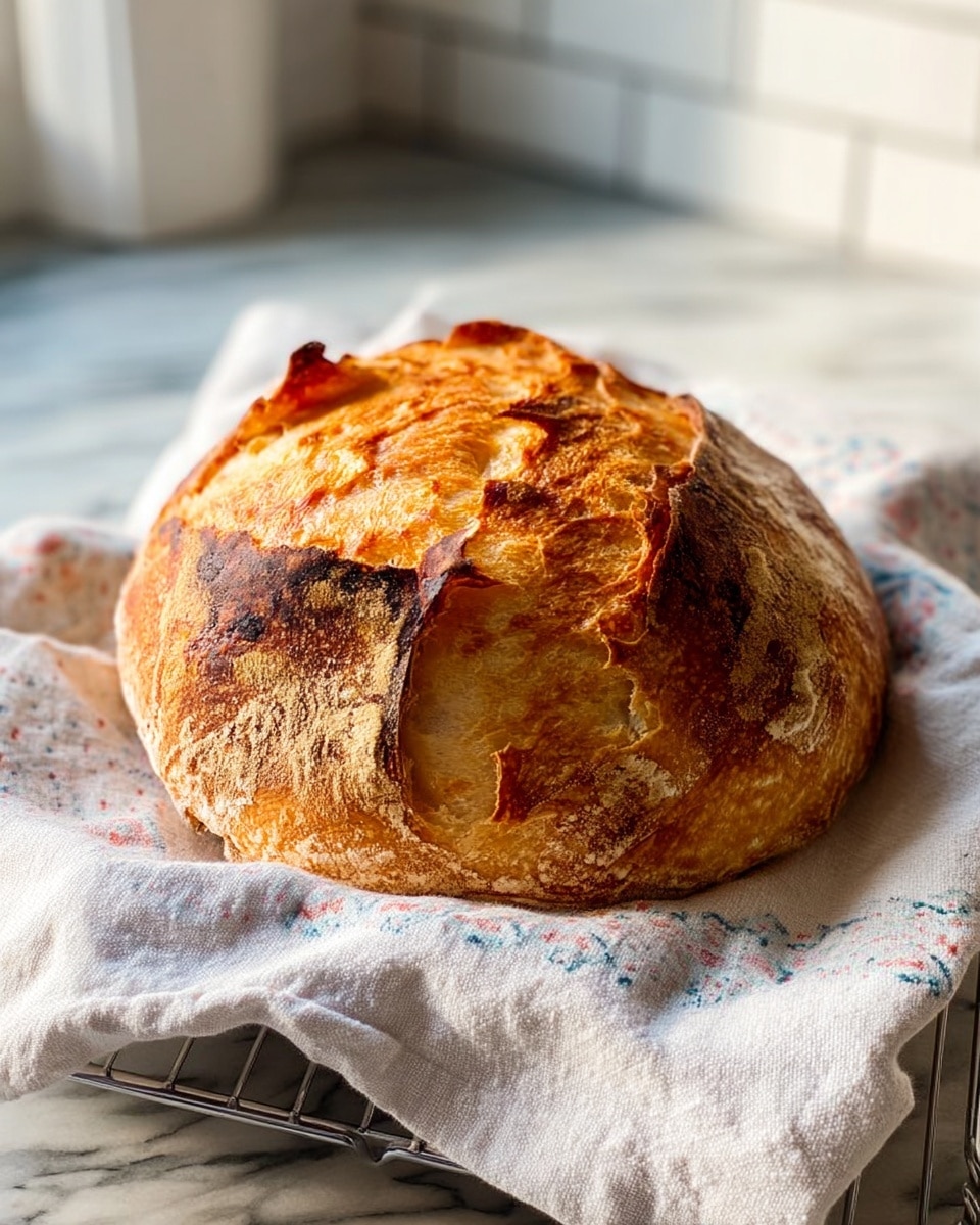 A close-up image features a single slice of artisan bread placed on a rough wooden surface; the bread shows a thick, golden-brown crust with a dusting of flour on top, and inside reveals a soft, light beige crumb with an open texture full of various sized air holes spread throughout. The background has a white marbled texture. photo taken with an iphone --ar 4:5 --v 7