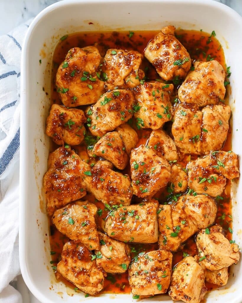 Juicy Baked Chicken Bites Recipe