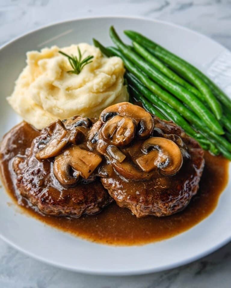 Easy Hamburger Steaks and Gravy Recipe
