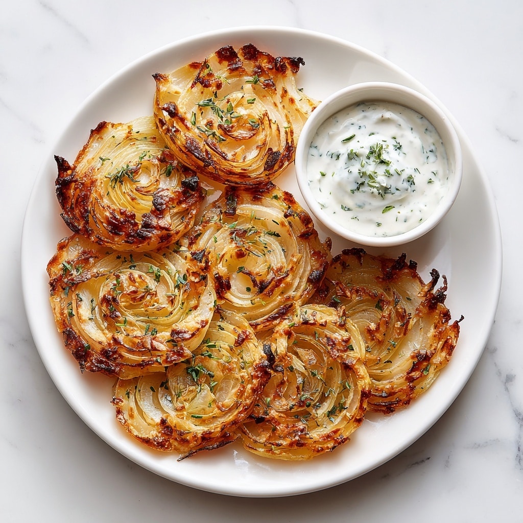 Onion Ring Chips with Parmesan and Spiced Seasoning Recipe
