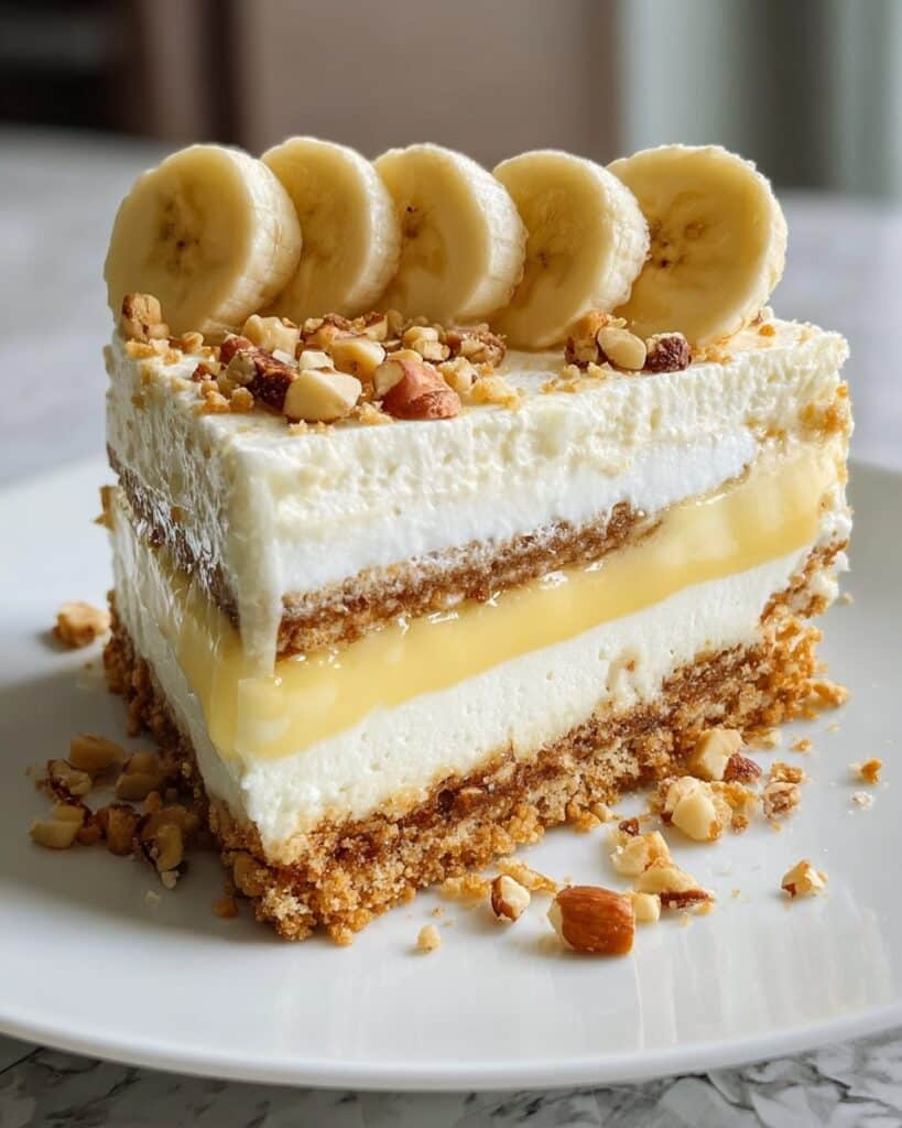 Banana Pudding Cookie Butter Cheesecake Cake Recipe