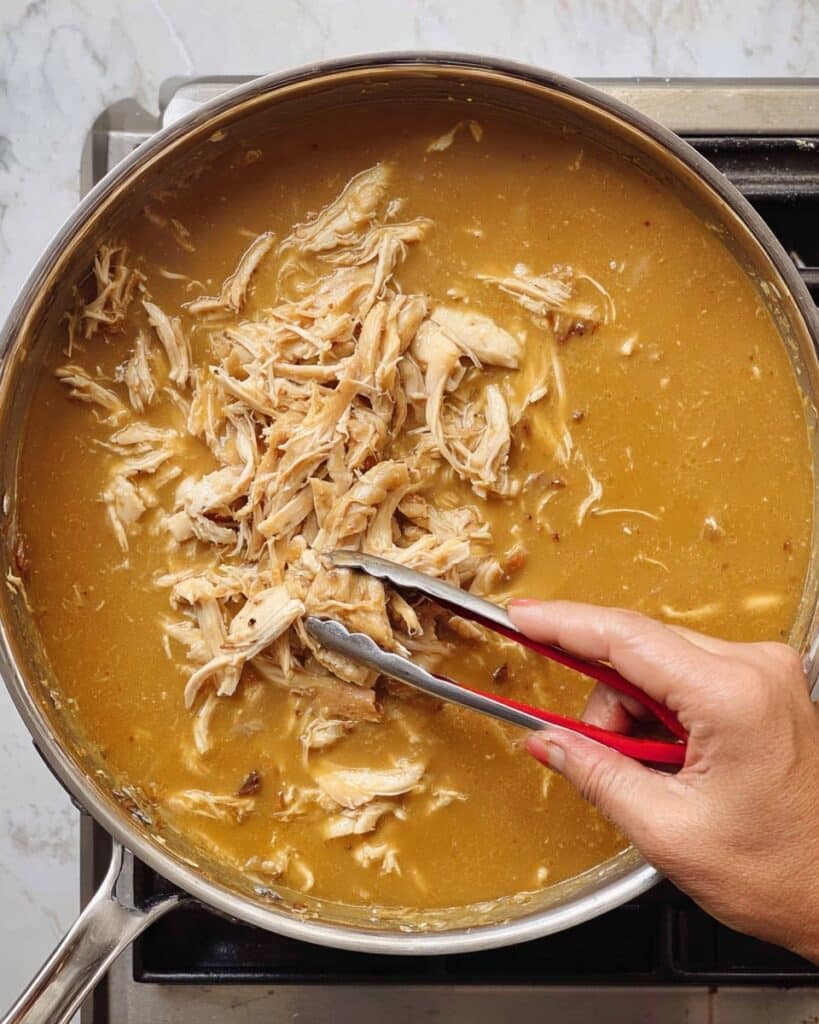 Creamy Chicken and Gravy Over Mashed Potatoes Recipe