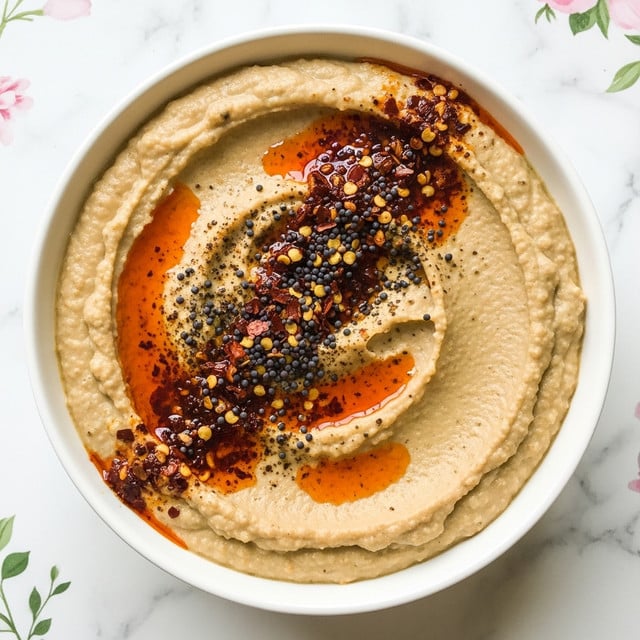 Smoky Black Eyed Pea Hummus Recipe