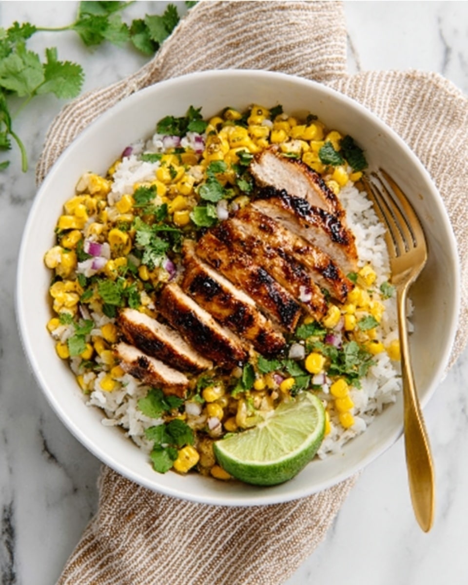 Healthy Chicken and Street Corn Bowls Recipe