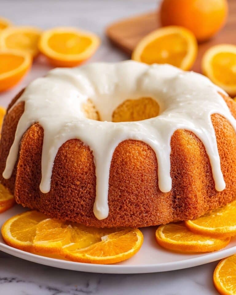 Orange Juice Cake with Bright Citrus Glaze Recipe