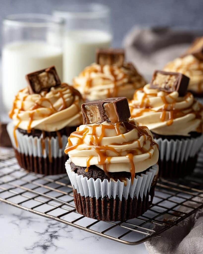 Snickers Cupcakes Recipe