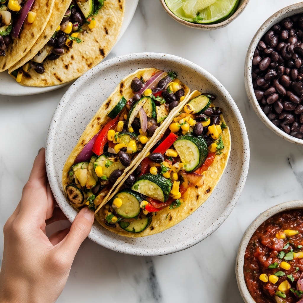 Roasted Veggie Tacos Recipe