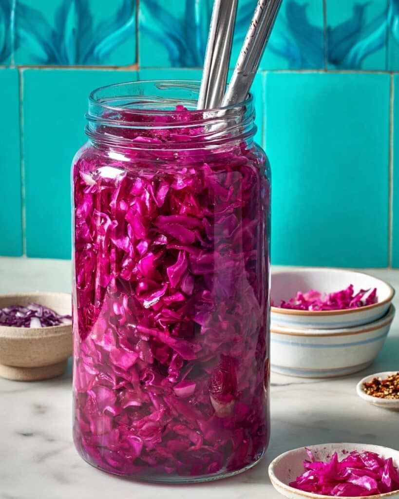 Pickled Red Cabbage with Sumac Recipe