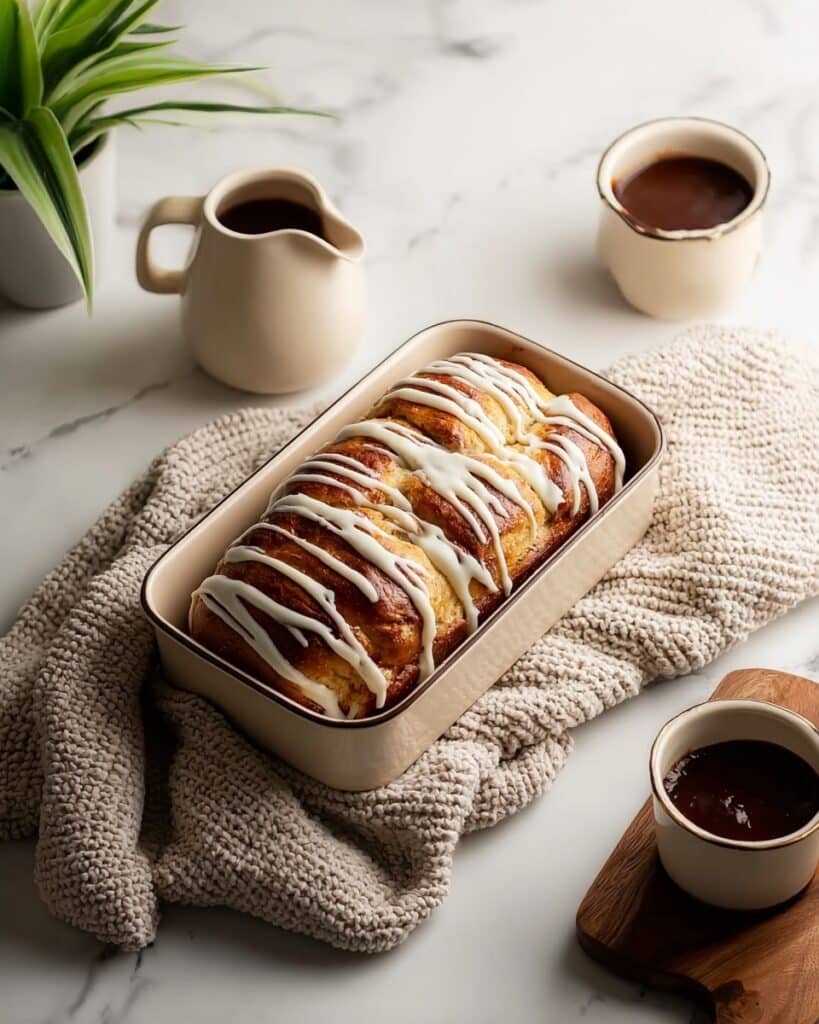 High-Protein Cottage Cheese Cinnamon Roll Bread Recipe