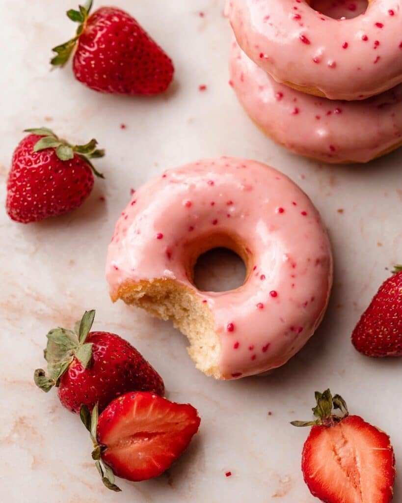 Strawberry Glazed Donuts Recipe