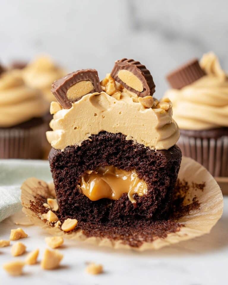 Peanut Butter Chocolate Cupcakes Recipe