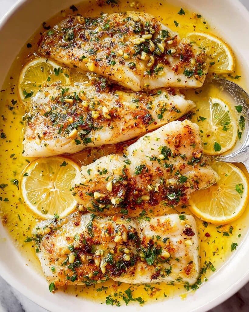 Garlic Butter Oven Baked Tilapia Recipe