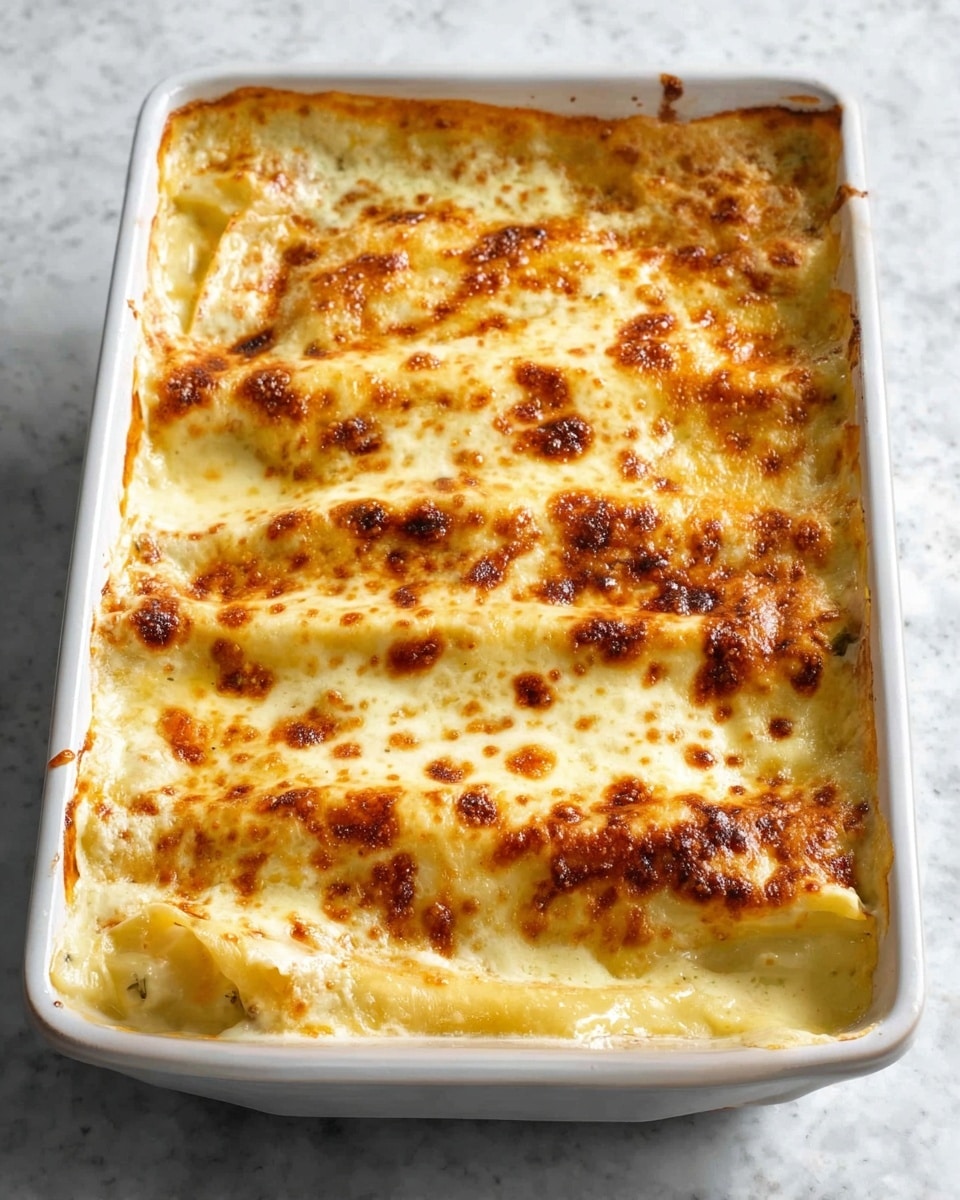 Baked Cannelloni with Béchamel Sauce Recipe