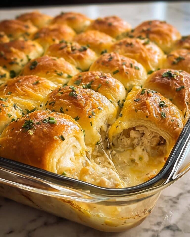 Cheesy Chicken Crescent Bake Recipe