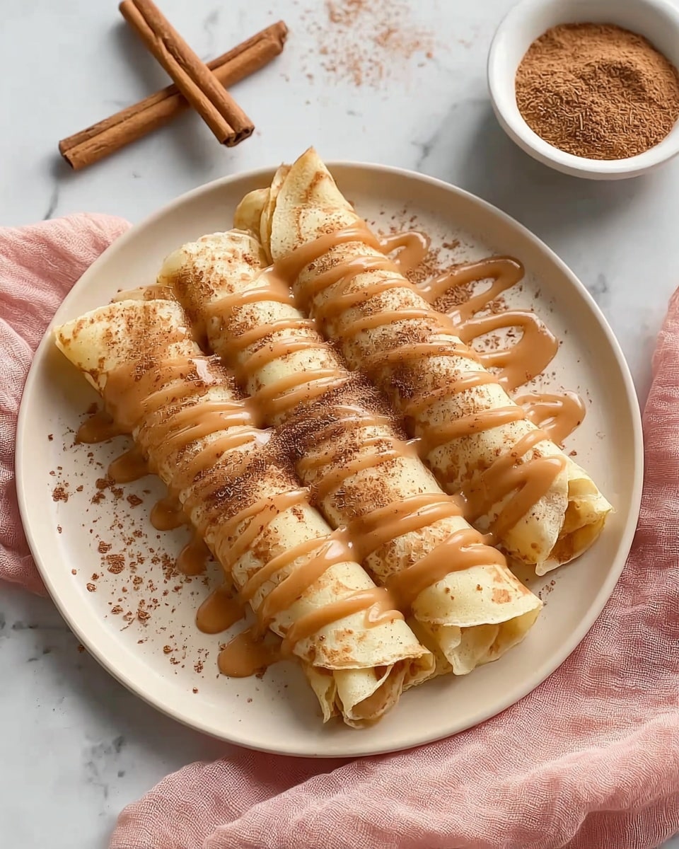 Fluffy High Protein Cinnamon Crepes Recipe